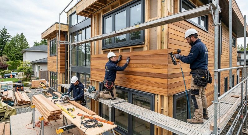 Cedar Cladding Installation in Fairfield County, CT